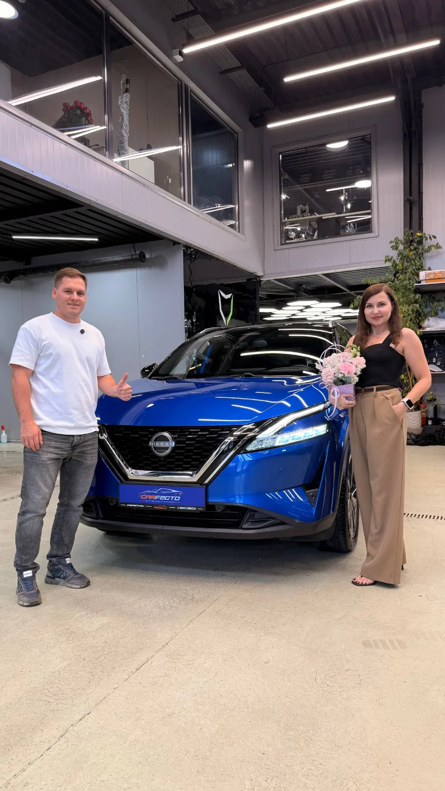 Nissan Qashqai 2023 — вручение ключей